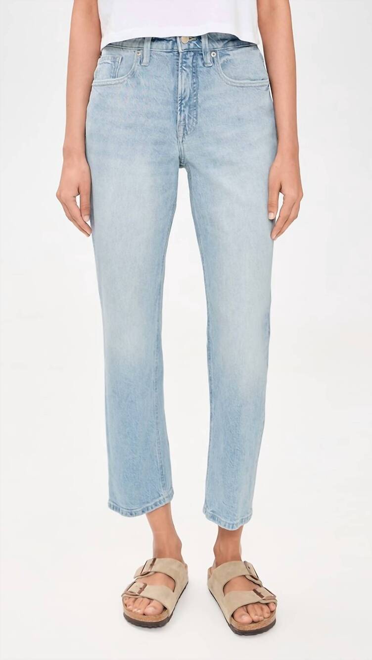 NEW GOOD AMERICAN good icon ankle jeans in indigo1137